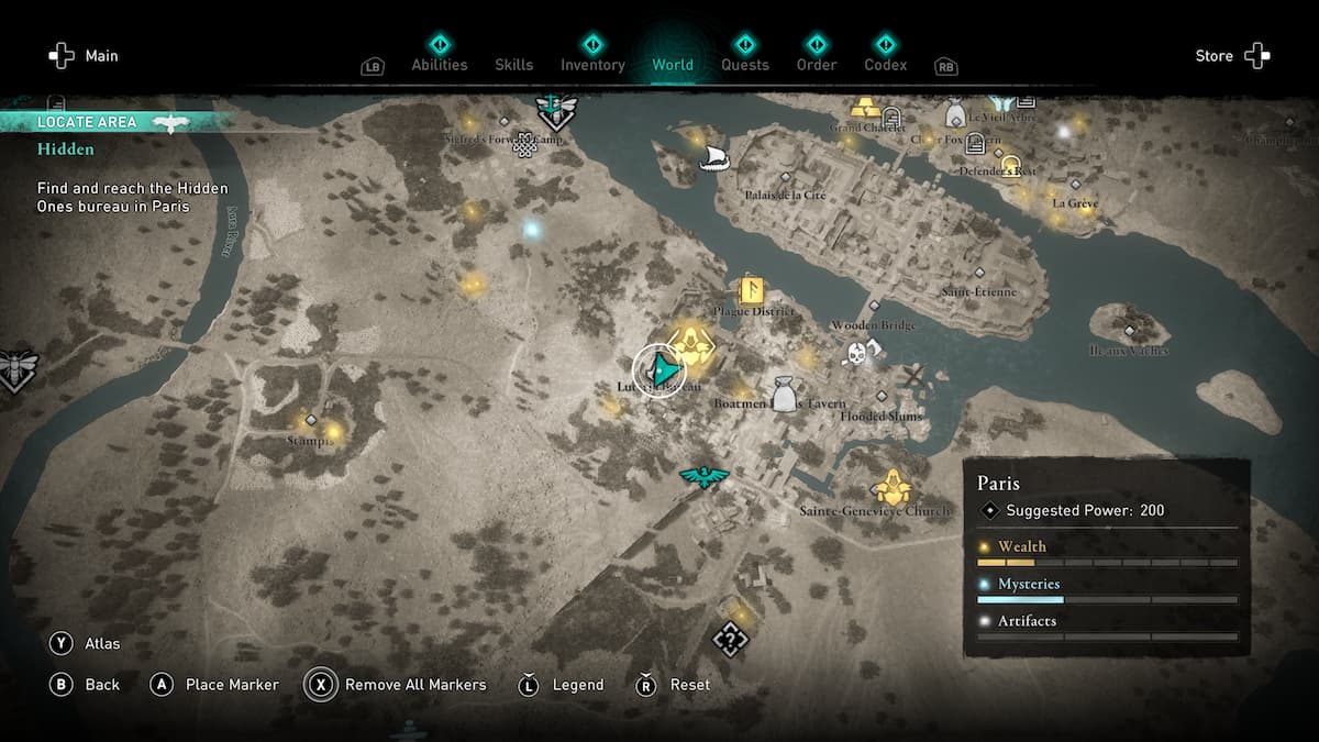 How to find the Hidden Ones' bureau in Paris in Assassin's Creed
