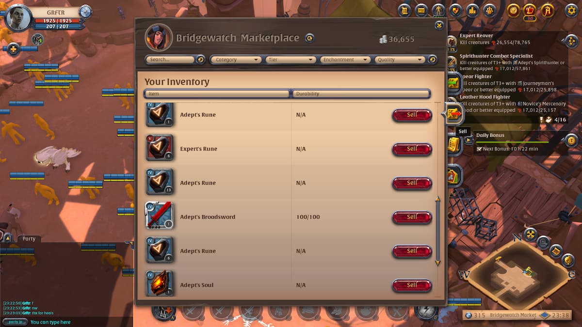 How to sell items in Albion Online Gamepur