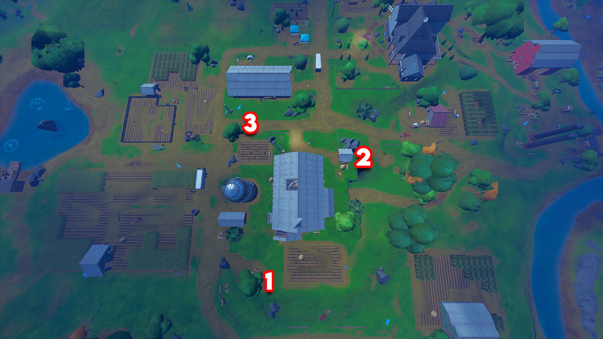 Where to deploy pallets with Cat Food around the IO base in Fortnite