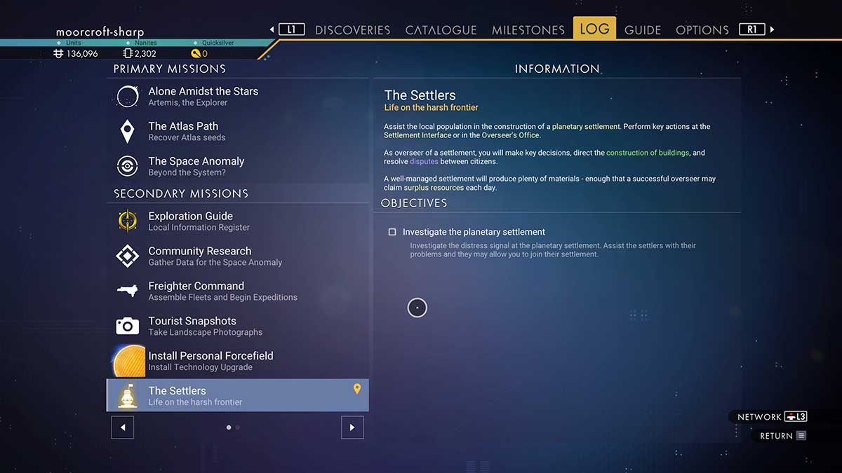 How to find settlements in No Man's Sky Gamepur