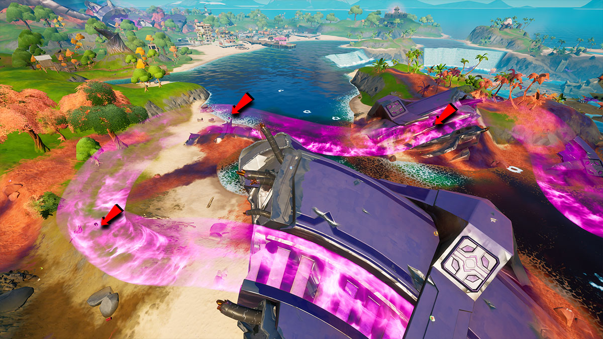 Where to find Bottles of Desert Sand at the wreckage west of Pleasant