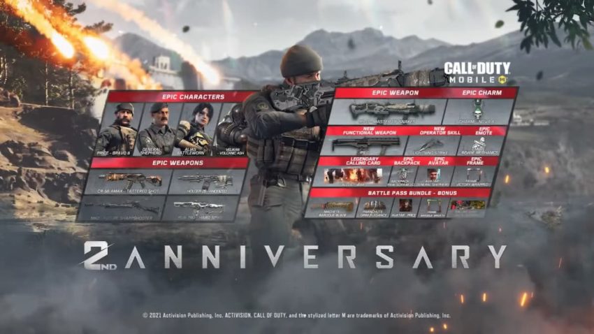 COD Mobile Season 8 Battle Pass free and premium rewards