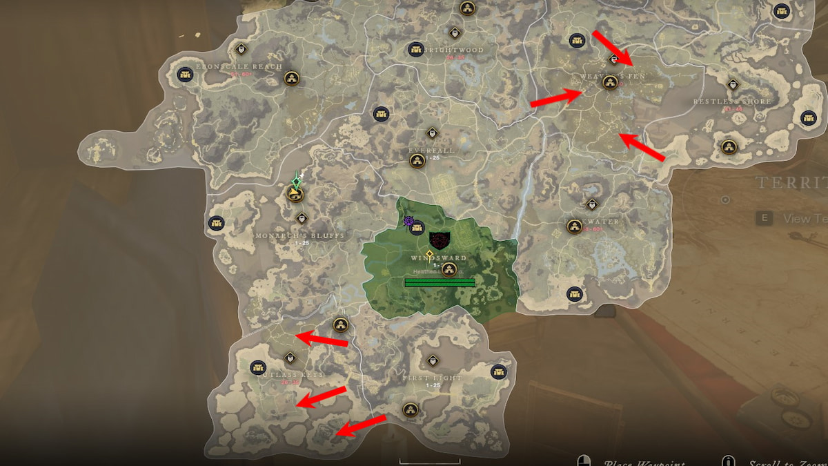 Where to find alligators in New World Gamepur