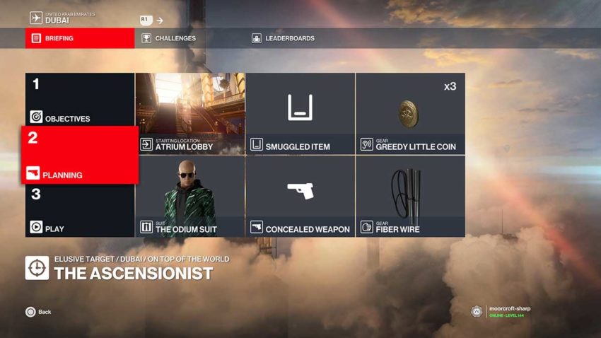 hitman-3-the-ascensionist-elusive-target-silent-assassin-guide-loadout