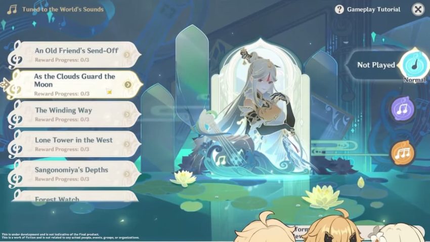 Genshin Impact Tuned to the World's Sounds event guide - Floral Zither, Primogems, and more