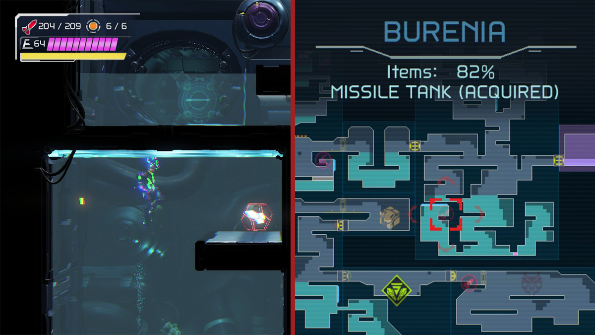 All Burenia Missile Tank expansion locations in Metroid Dread - Gamepur