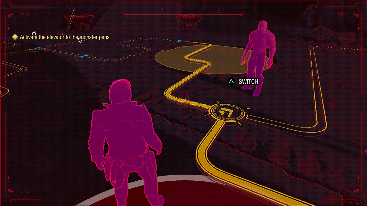 How to activate the elevator in Lady Hellbender's throne room in Marvel