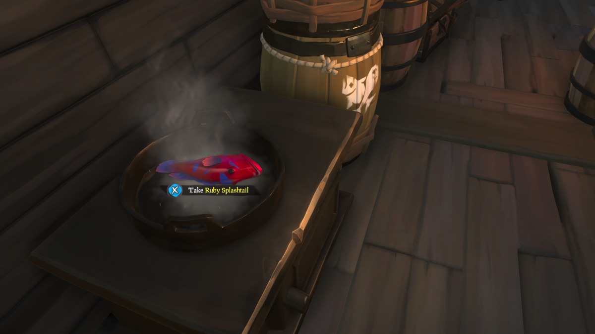 How to perfectly cook fish, meat, Kraken, and Megalodon in Sea of