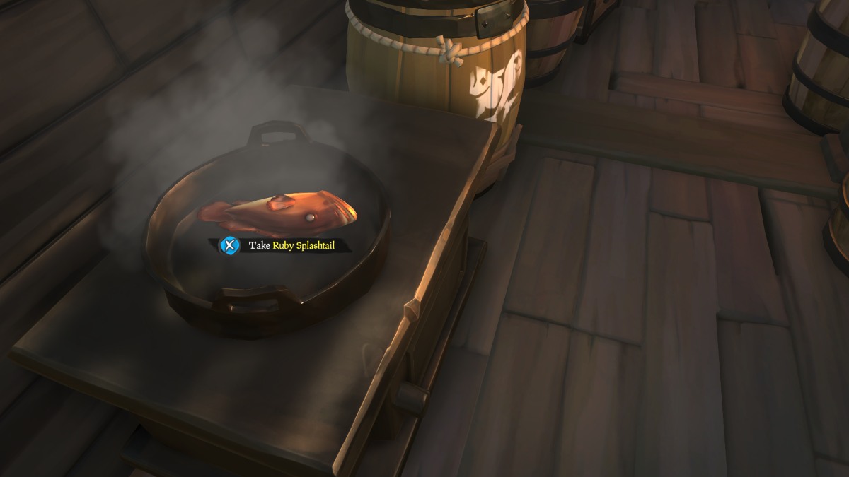 How to perfectly cook fish, meat, Kraken, and Megalodon in Sea of