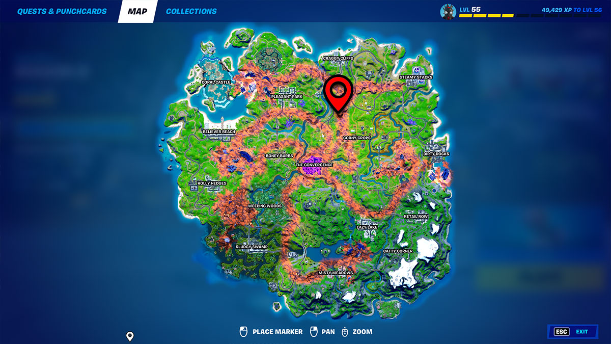 Where to find Ember in Fortnite Chapter 2 Season 8 - NPC #25 Location 