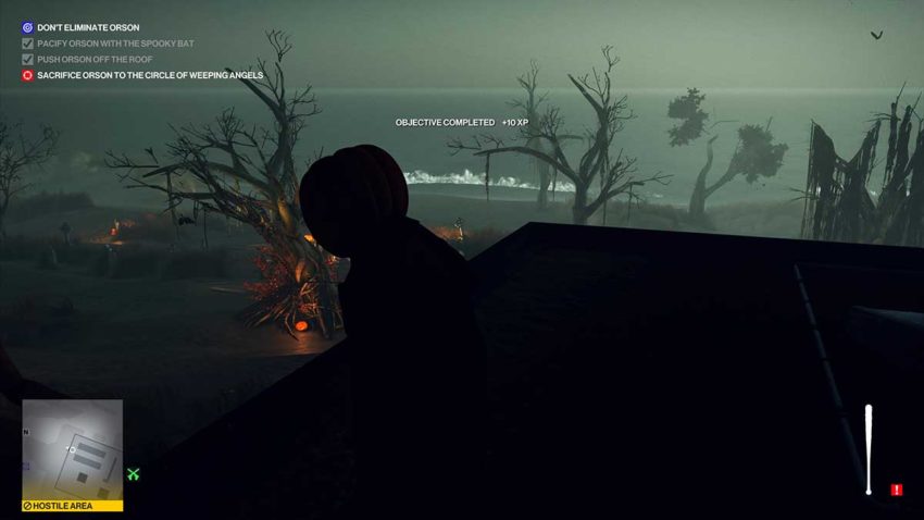 push-orson-off-roof-hitman-3-the-mills-reverie