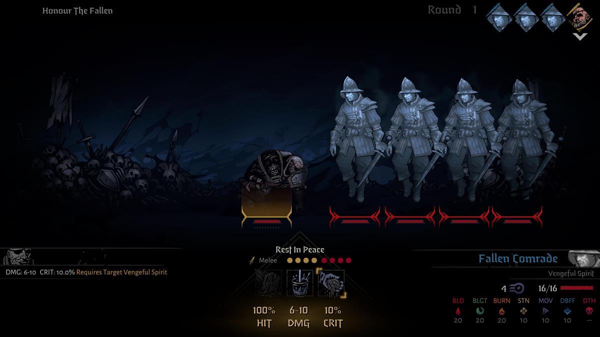 All Manatarms skills and Hero Shrine battles in Darkest Dungeon 2