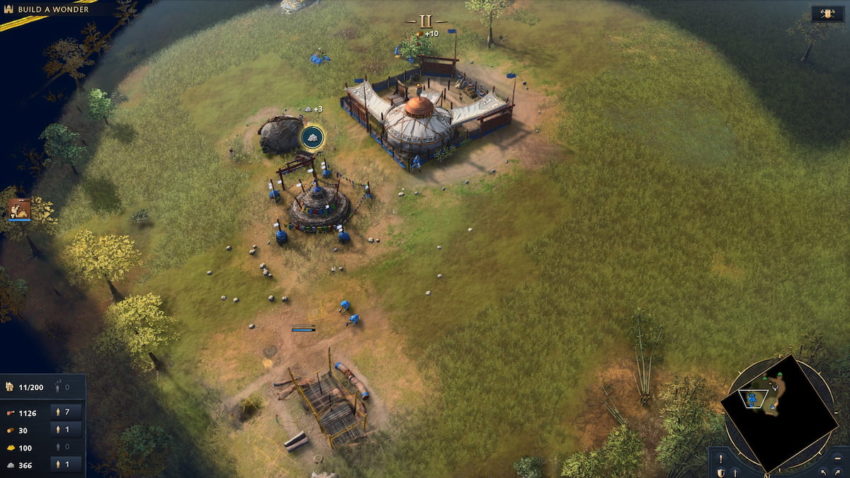 age of empires 3 rotate buildings