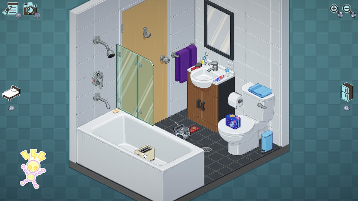 How to get the Electrical Hazard achievement in Unpacking Gamepur