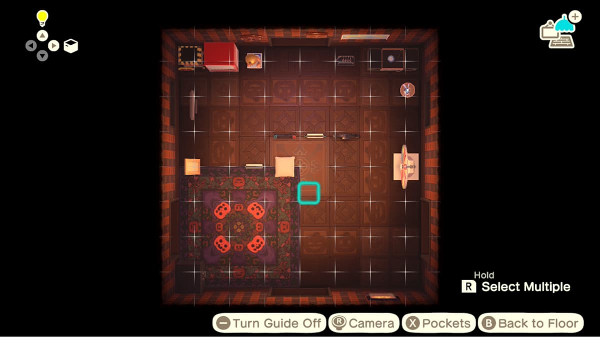 How to hang items from the ceiling in Animal Crossing New Horizons' 2.