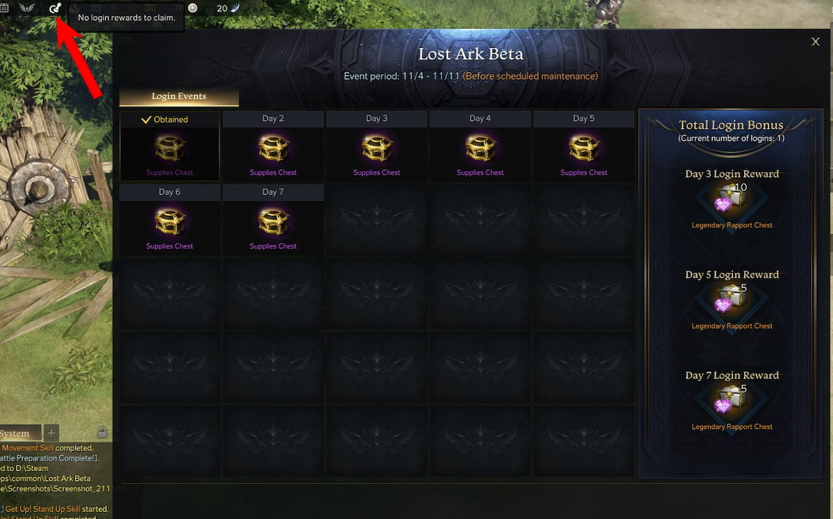 How to claim your daily login bonus in Lost Ark Gamepur