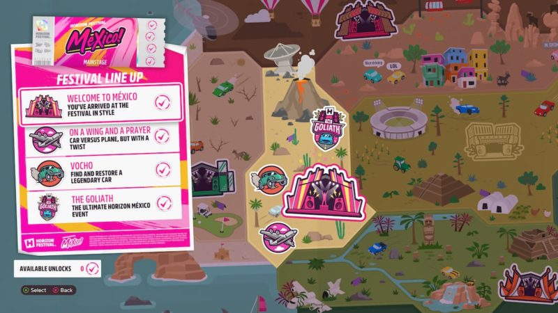 Forza Horizon 5: All Horizon Adventure chapters - Outposts, challenges