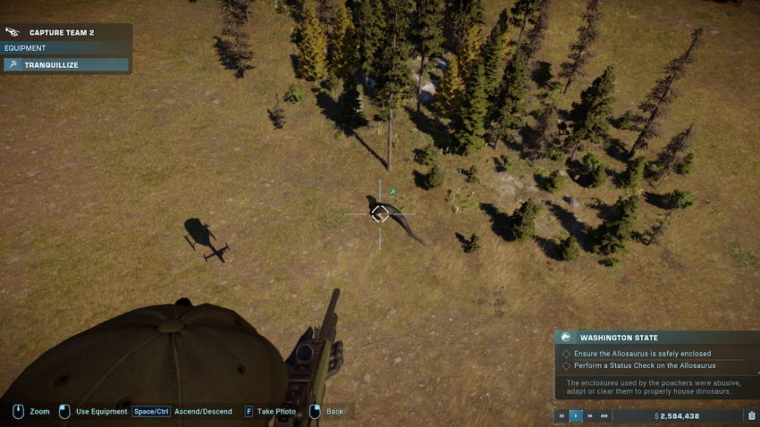 how to tranquilize dinosaurs in jurassic world evolution two