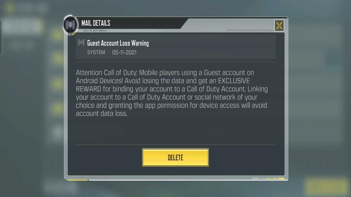 Call of Duty Mobile guest accounts will be deleted after Season 10