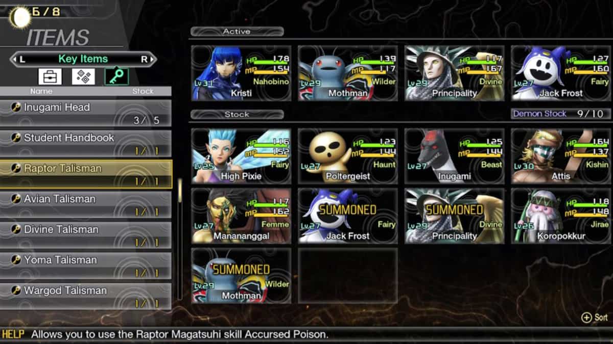 How to use Talisman in Shin Megami Tensei V Gamepur