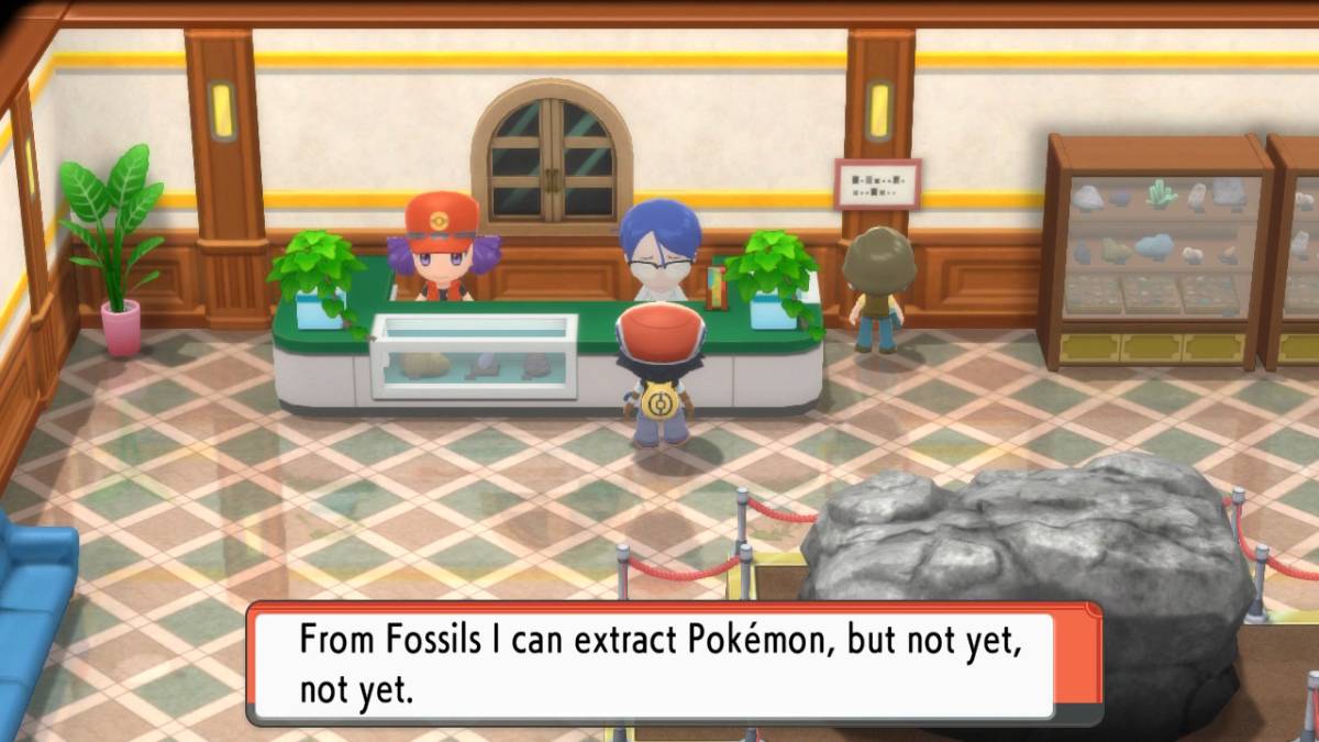 All Fossil Pokémon you can revive in Oreburgh Mining Museum in Pokémon