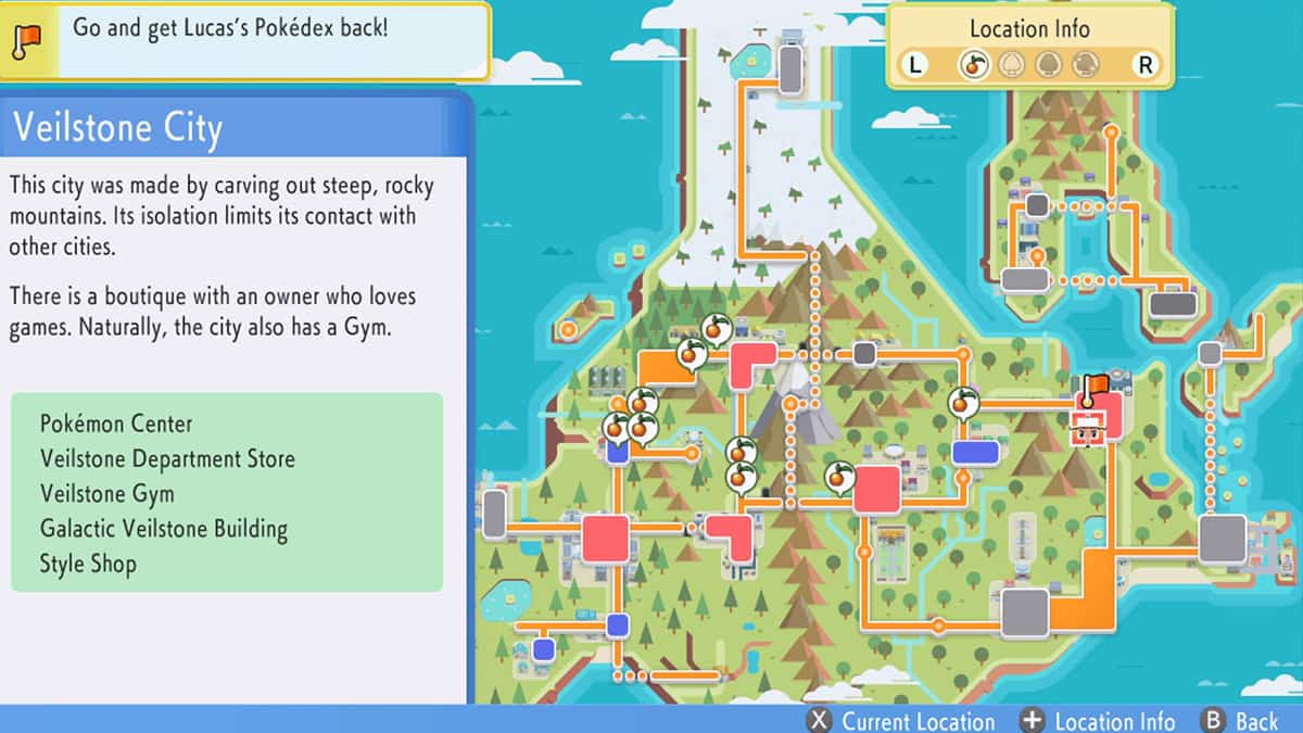 Is the Berry Searcher Poketch app in Pokemon Brilliant Diamond and