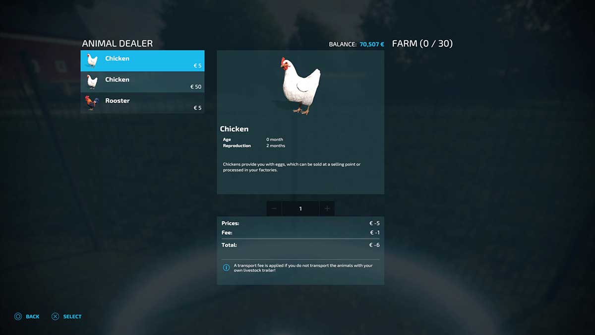 How to start farming chickens in Farming Simulator 22 Gamepur