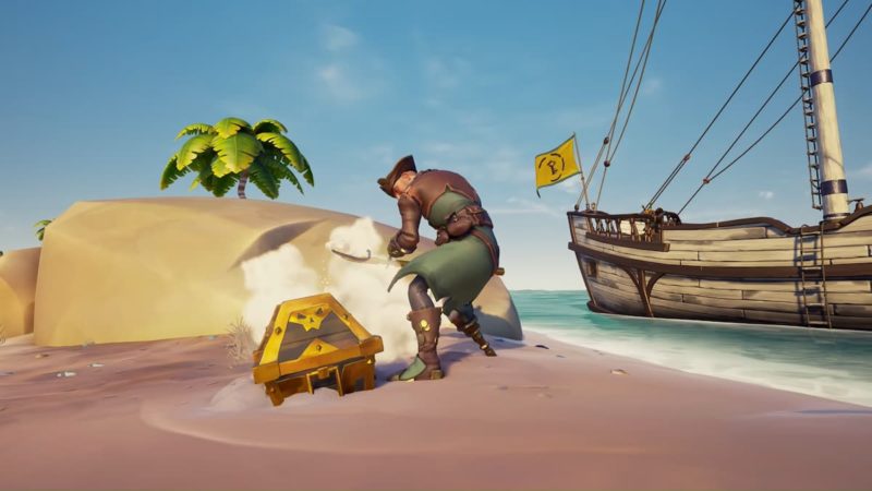 How To Bury Treasure And Get Treasure Stash Maps In Sea Of Thieves 
