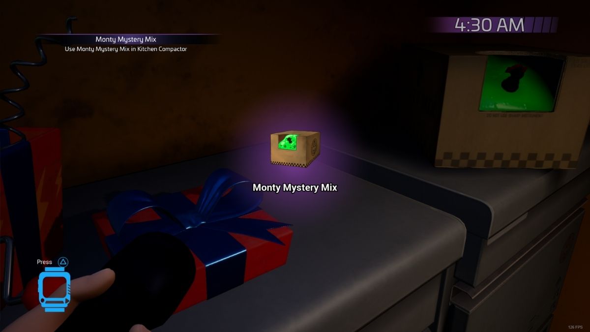 Where to find the Monty Mystery Mix in Five Nights at Freddy's