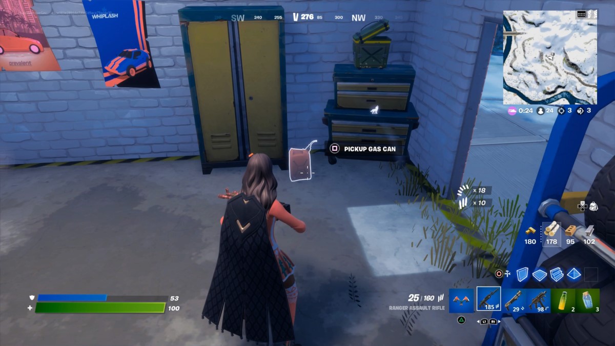 How to damage opponents by detonating a Gas Can in Fortnite Chapter 3 Season 1 Gamepur