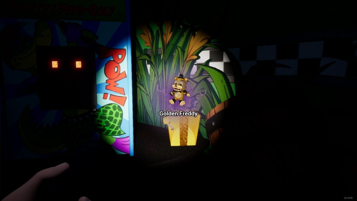 Where to find the Golden Freddy plush in Five Nights at Freddy's