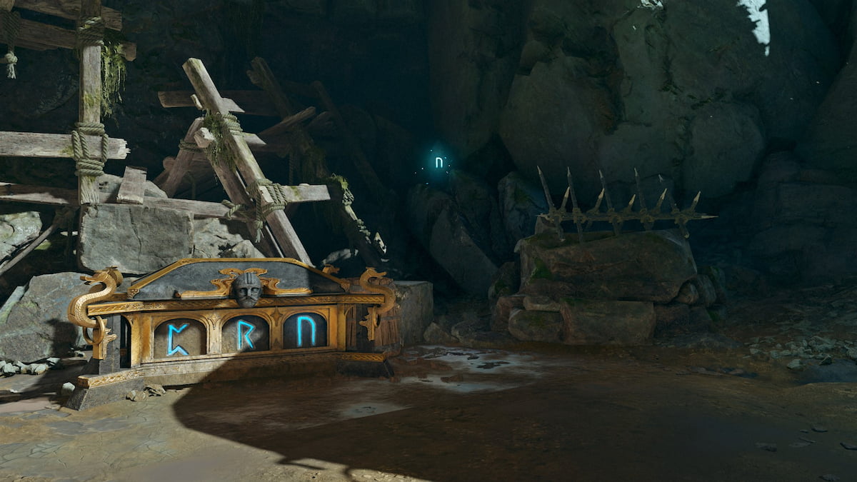 How to unlock the Nornir Chest in The River Pass Ruined Marketplace in God of War Gamepur