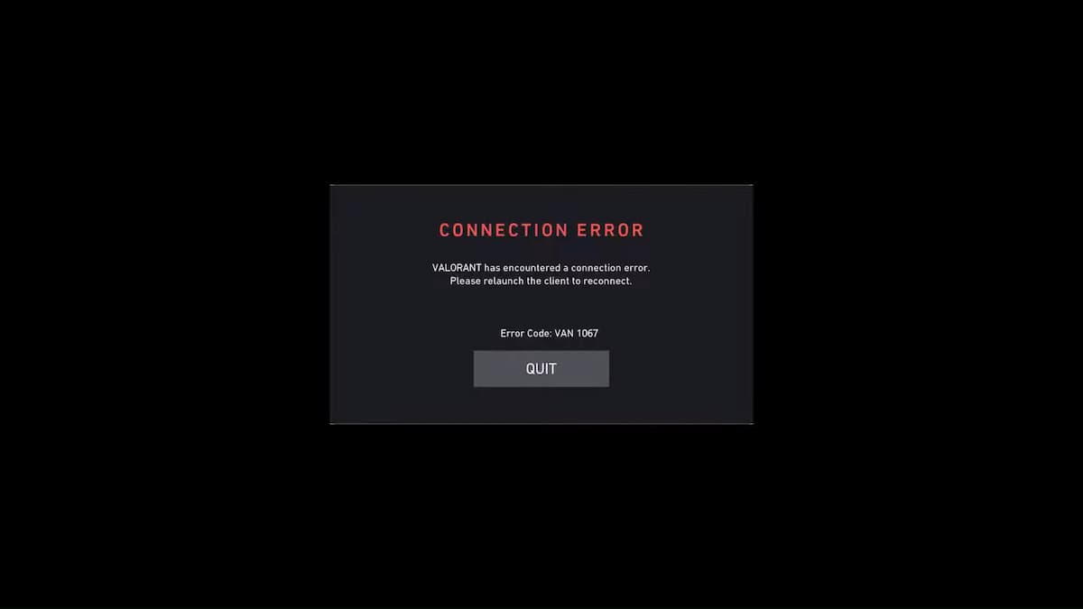 How To Fix Valorant VAN 1067 Error Code Gamepur
