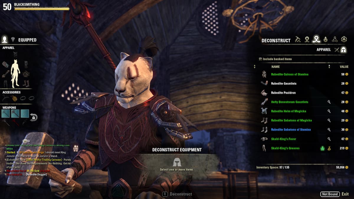 Beginner's guide to crafting in Elder Scrolls Online Gamepur