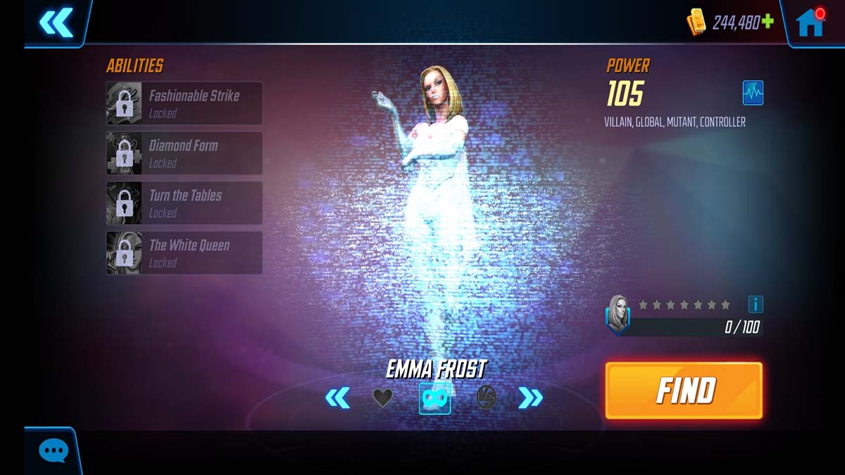 How to unlock Emma Frost in Marvel Strike Force Gamepur