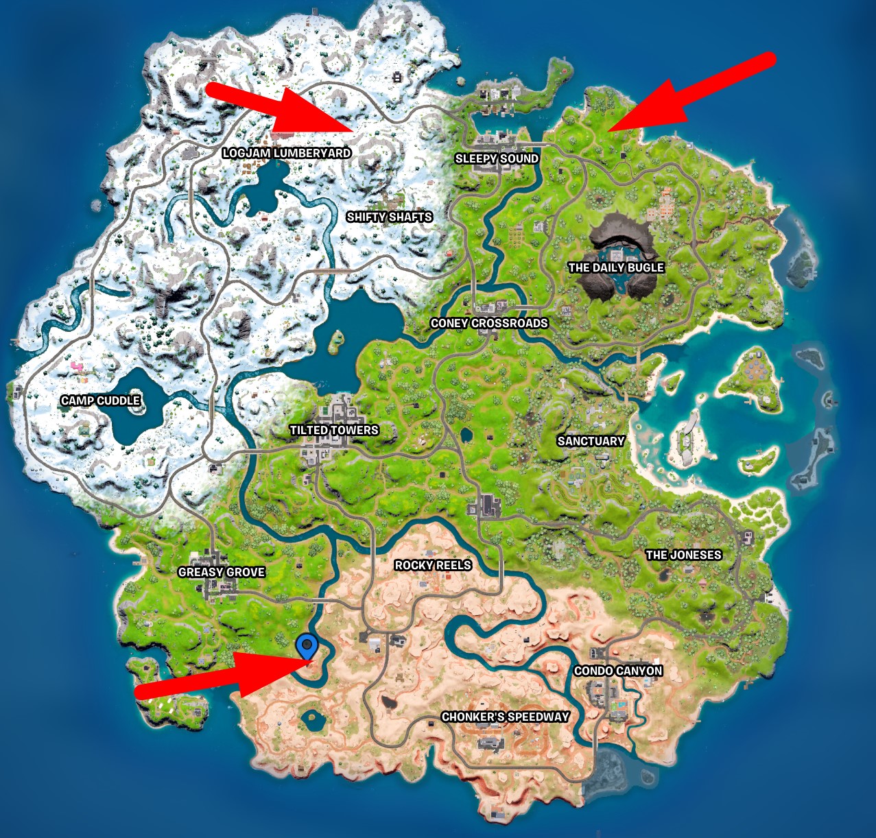 Where to destroy IO Equipment and collect electronic parts in Fortnite