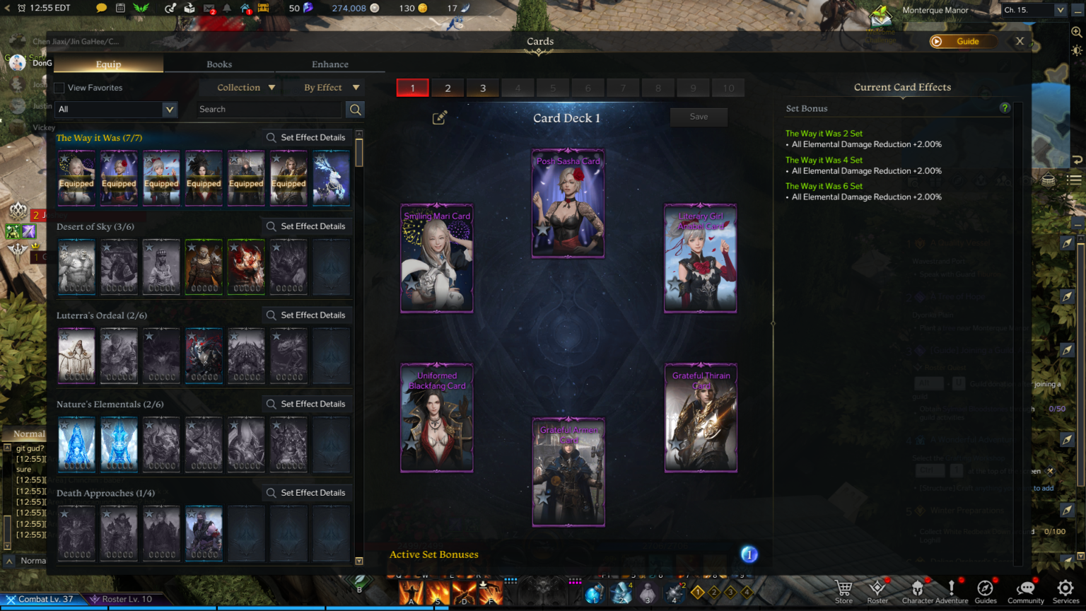 How to equip cards in Lost Ark Gamepur