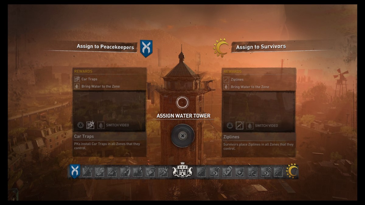 Who should you give the Horseshoe Water Tower to in Dying Light 2 Stay