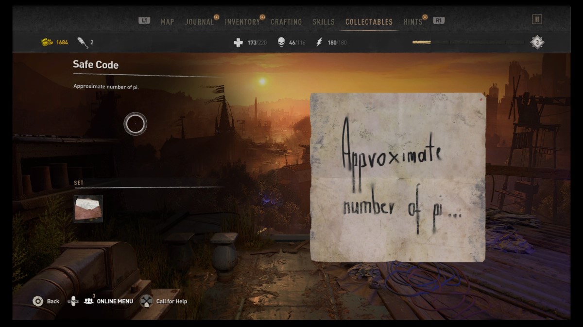 What is the Garrison Electrical Station safe code (approximate number