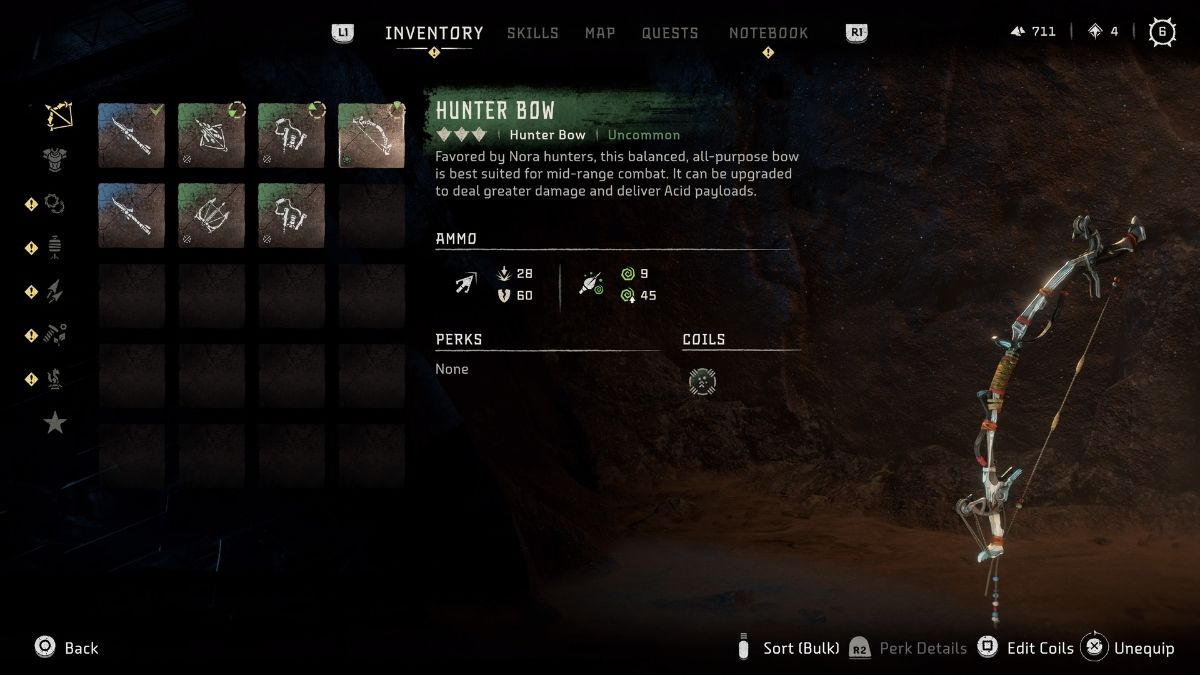 How to install Coils and Weaves in Horizon Forbidden West Gamepur