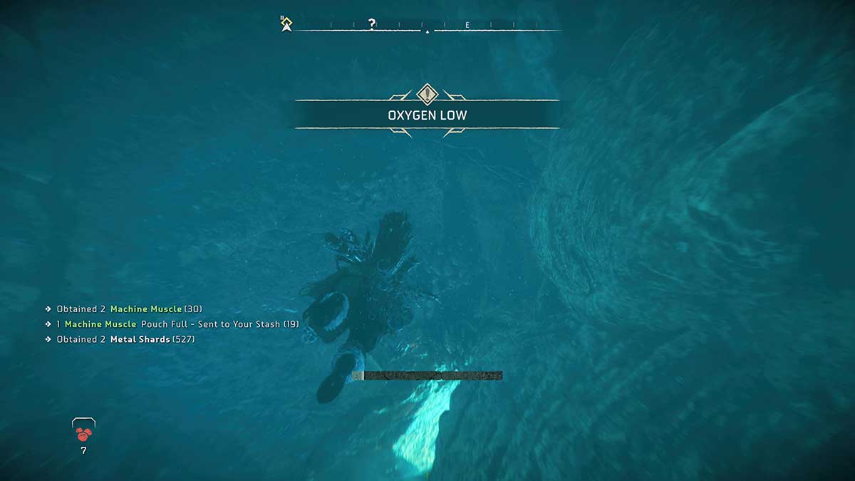 How to dive in Horizon Forbidden West Gamepur