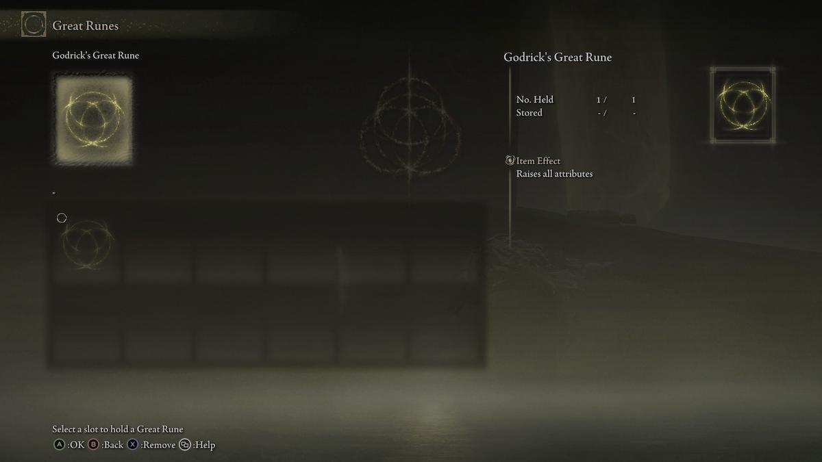 How to use Godrick's Great Rune in Elden Ring Gamepur
