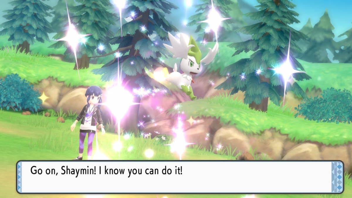 How to get Shaymin in Pokémon Brilliant Diamond and Shining Pearl Gamepur