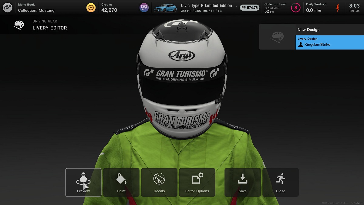 How to customize your driving gear in Gran Turismo 7 Gamepur