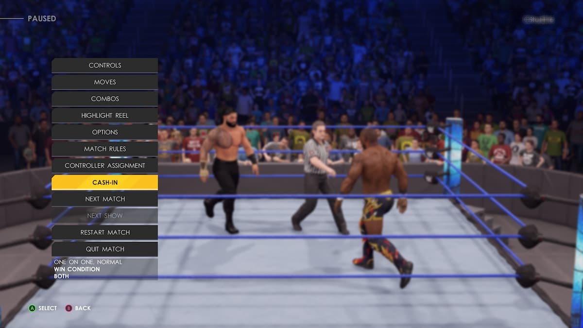 How to cash in the Money in the Bank briefcase in WWE 2K22 Gamepur