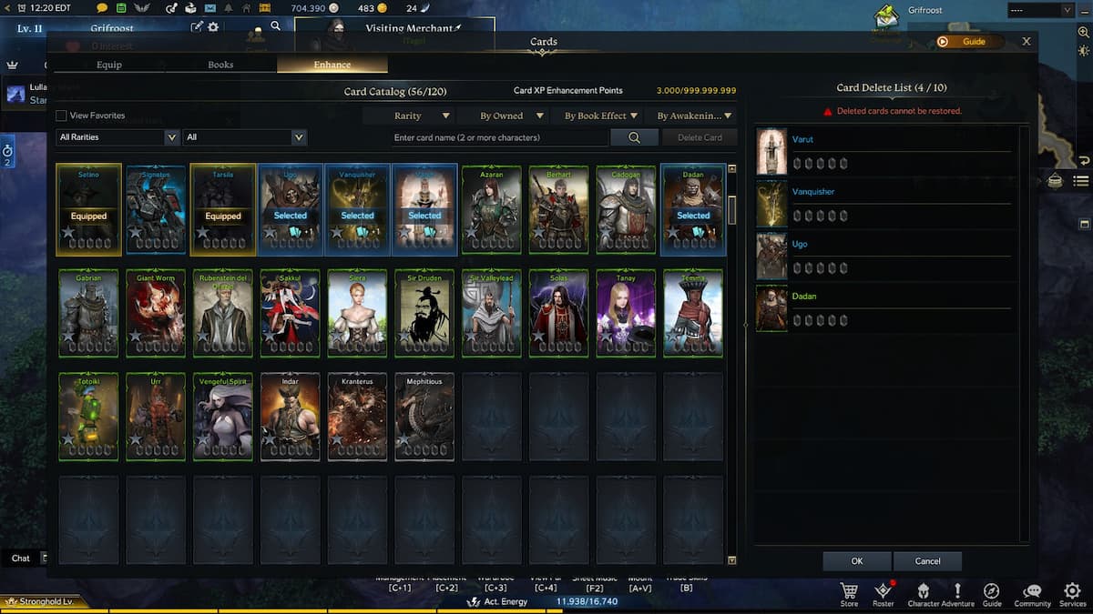 How to fix the Card Catalog is Full issue in Lost Ark Gamepur