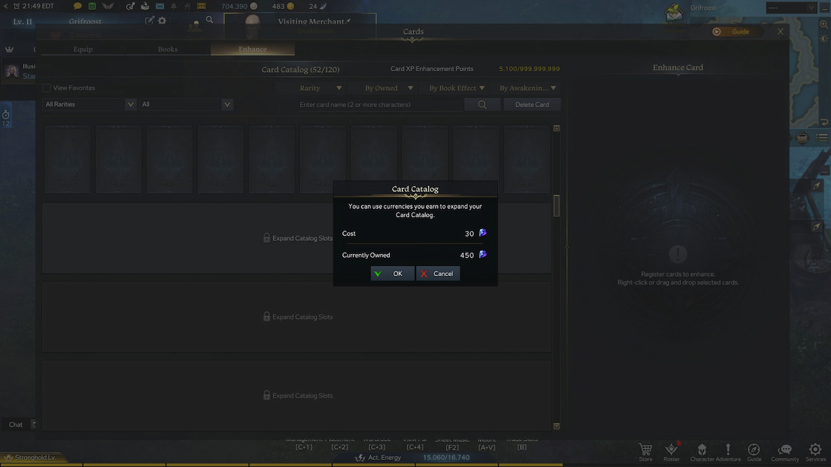 How to fix the Card Catalog is Full issue in Lost Ark Gamepur