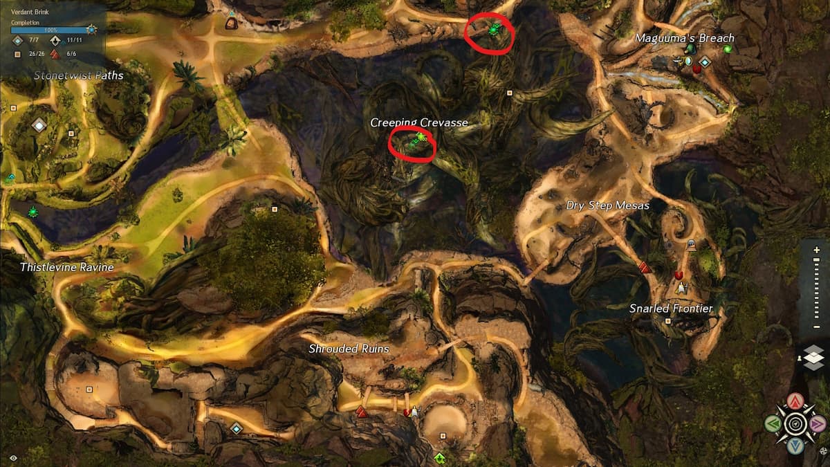 All Mastery Points in Verdant Brink in Guild Wars 2 Gamepur