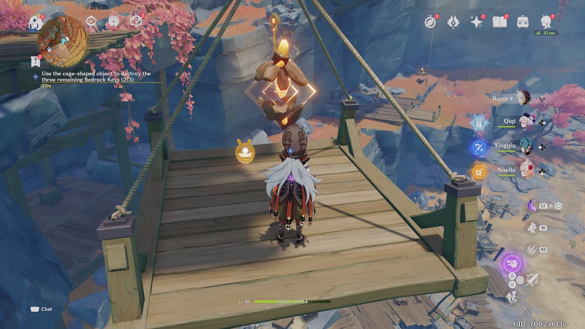 How to destroy Bedrock Keys in Genshin Impact Surreptitious Seven