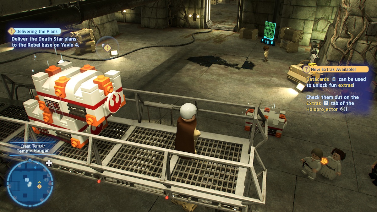 How to get the Datacard in the Great Temple in Lego Star Wars The